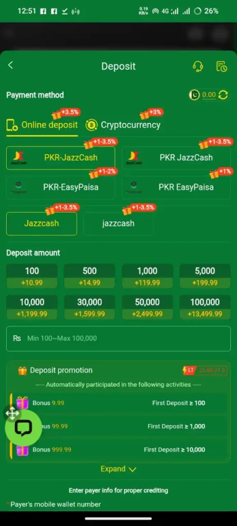 K8 Game Deposit