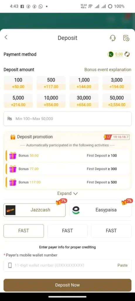VK777 Game Deposit