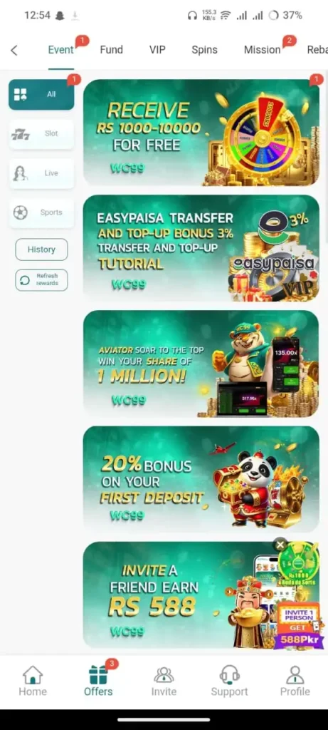 WC99 Game Bonuses