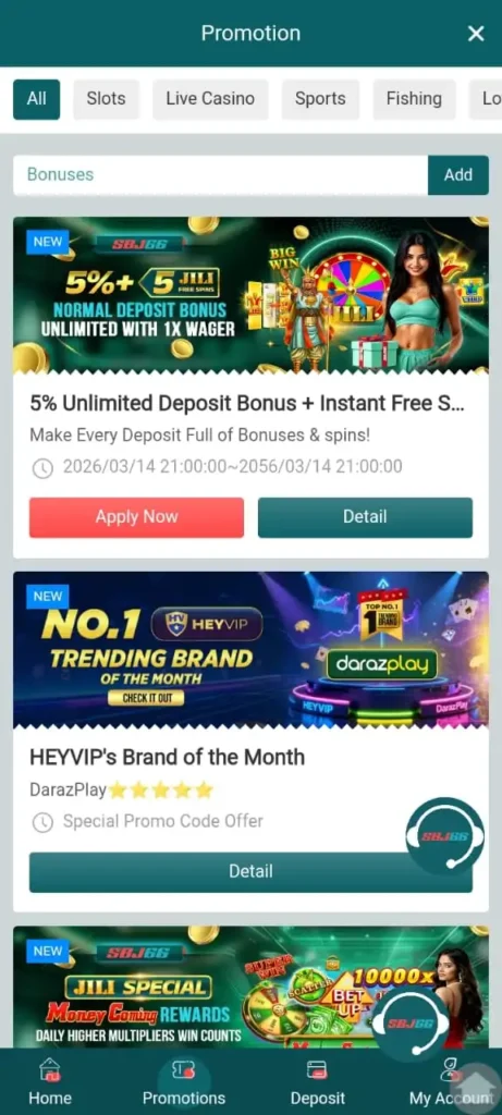 SBJ66 Game Bonuses